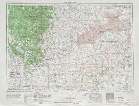 Area around Hot Springs in the - Area Around Hot Springs In The United States 