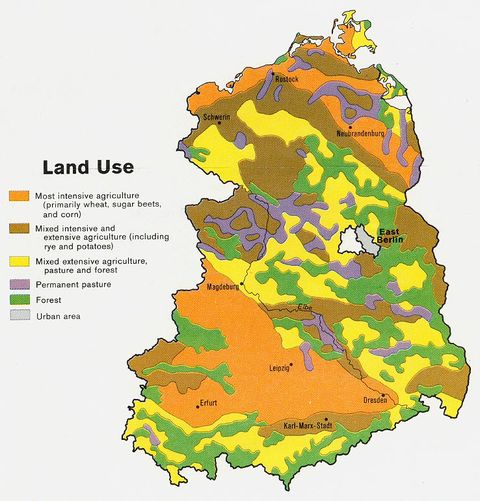Former East Germany Land Use | Gifex