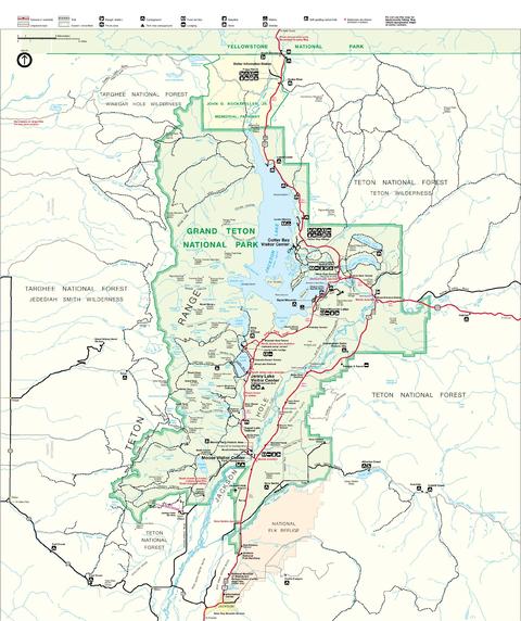 Grand Teton National Park Map | Gifex