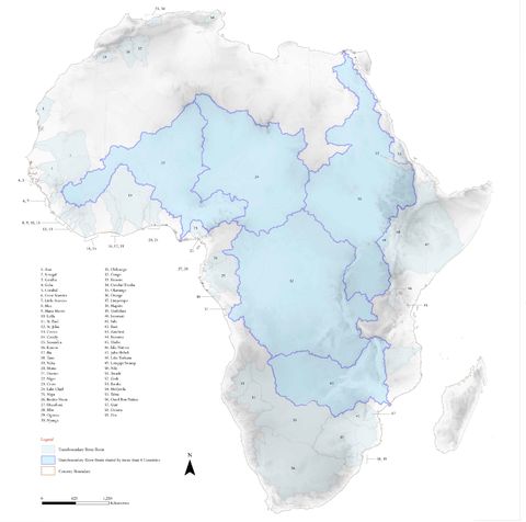 International River Basins Of Africa 