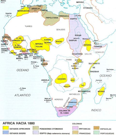 Africa In 1880 Gifex