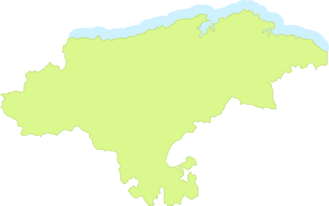 Resultado de imagen de cantabria mapa mudo