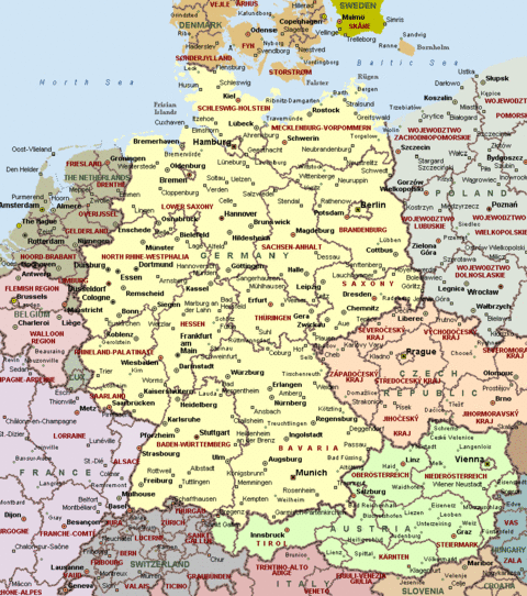 Download Alemania Mapa Politico Gif