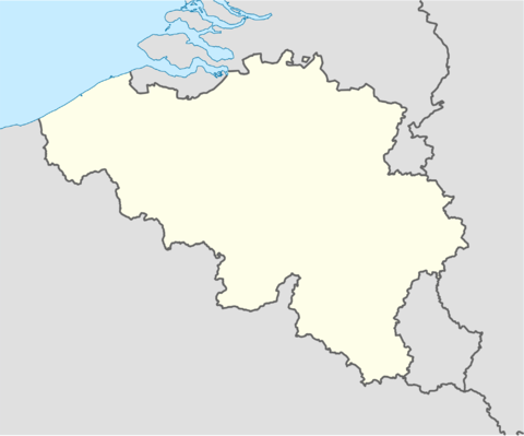 belgium blank map