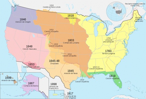 The Territorial Expansion Of The United States Gifex