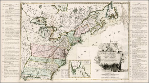 United States Map of the United - The United States In 1783 