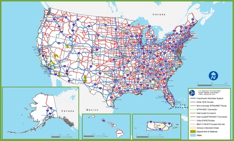 Mapa de Estados Unidos | Gifex