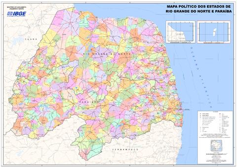 Rio Grande Do Norte Map Gifex
