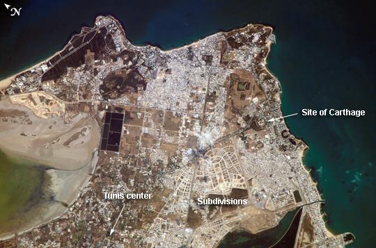 Photo, Image et Carte Satellite de Tunis