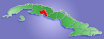 Cienfuegos Province Map, Cuba