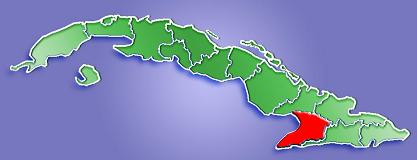 Granma Province Map, Cuba