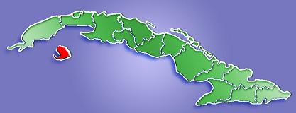 Isla de la Juventud Map, Cuba