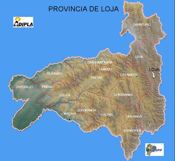 loja-province-map-ecuador