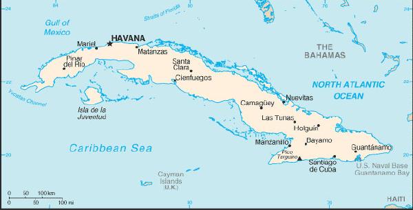Mapa Pequeña Escala Cuba