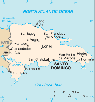 Mapa República Dominicana