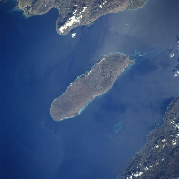 Mapa Satelital, Foto, Imagen Satelite, Foto, Imagen Satélite de la Isla Gonave, Haití