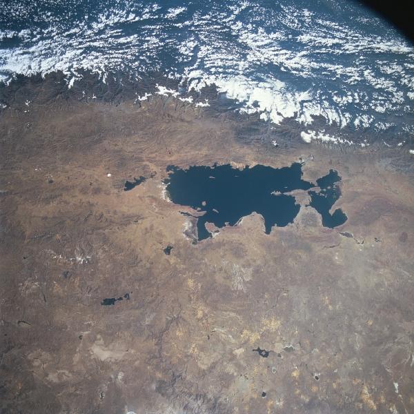 Mapa Satelital, Foto, Imagen Satelite, Foto, Imagen Satélite del Lago Titicaca, Peru y Bolivia