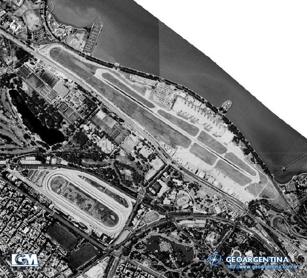 Photo Aérienne de l'Aéroport Newbery, Buenos Aires, Argentine