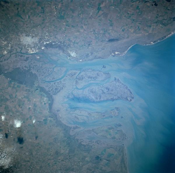 Photo, Image et Carte Satellite de la Baie Blanca, Punta Alta, Argentine