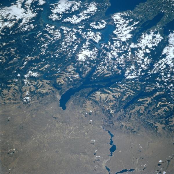 Photo, Image et Carte Satellite du Lac Nahuel Huapi, Argentine