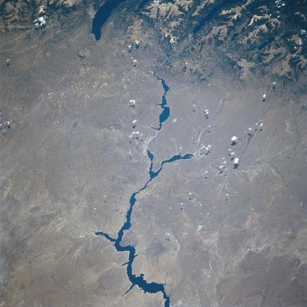Photo, Image et Carte Satellite de la Rivière Limay, Argentine