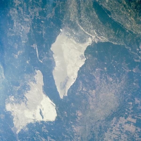 Photo, Image et Carte Satellite de las Salinas Grandes (Lacs de sel), Argentine