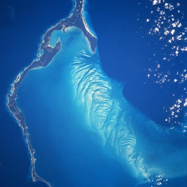 Photo, Image Satellite Île d'Eleuthera, Bahamas