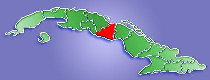 Sancti Spíritus Province Map, Cuba