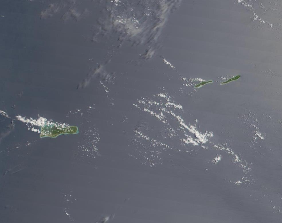 Satellite Image, Photo of the Cayman Islands