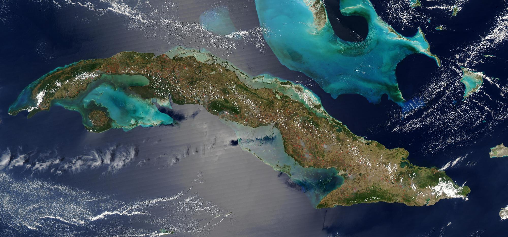 Satellite Image, Photo of Cuba
