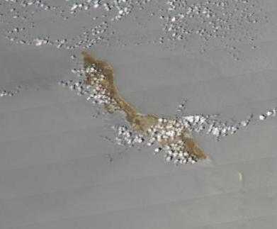 Satellite Image, Photo of Curacao Island