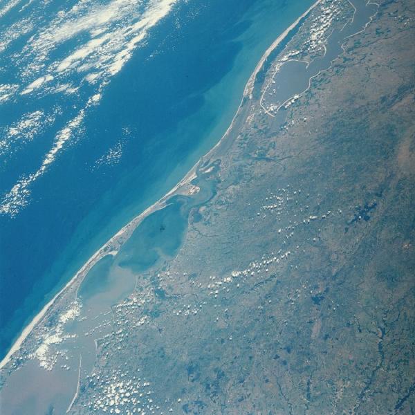Satellite Image, Photo of Lagoa dos Patos, Rio Grande do Sul, Brazil Satellite Image, Photo of Lagoa dos Patos, Rio Grande do Sul, Brazil