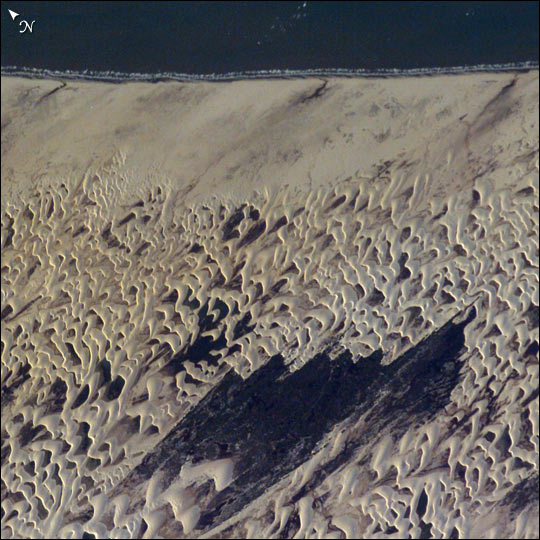 Satellite Image, Photo of Lençóis Maranhenses National Park, Brazil Satellite Image, Photo of Lençóis Maranhenses National Park, Brazil