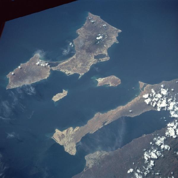 Satellite Image, Photo of Margarita Island, Venezuela