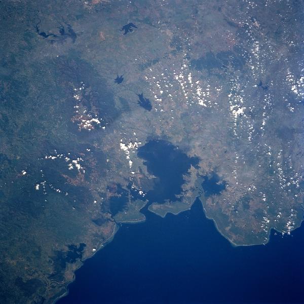 Satellite Image, Photo of Nipe Bay, Holguin Province, Cuba