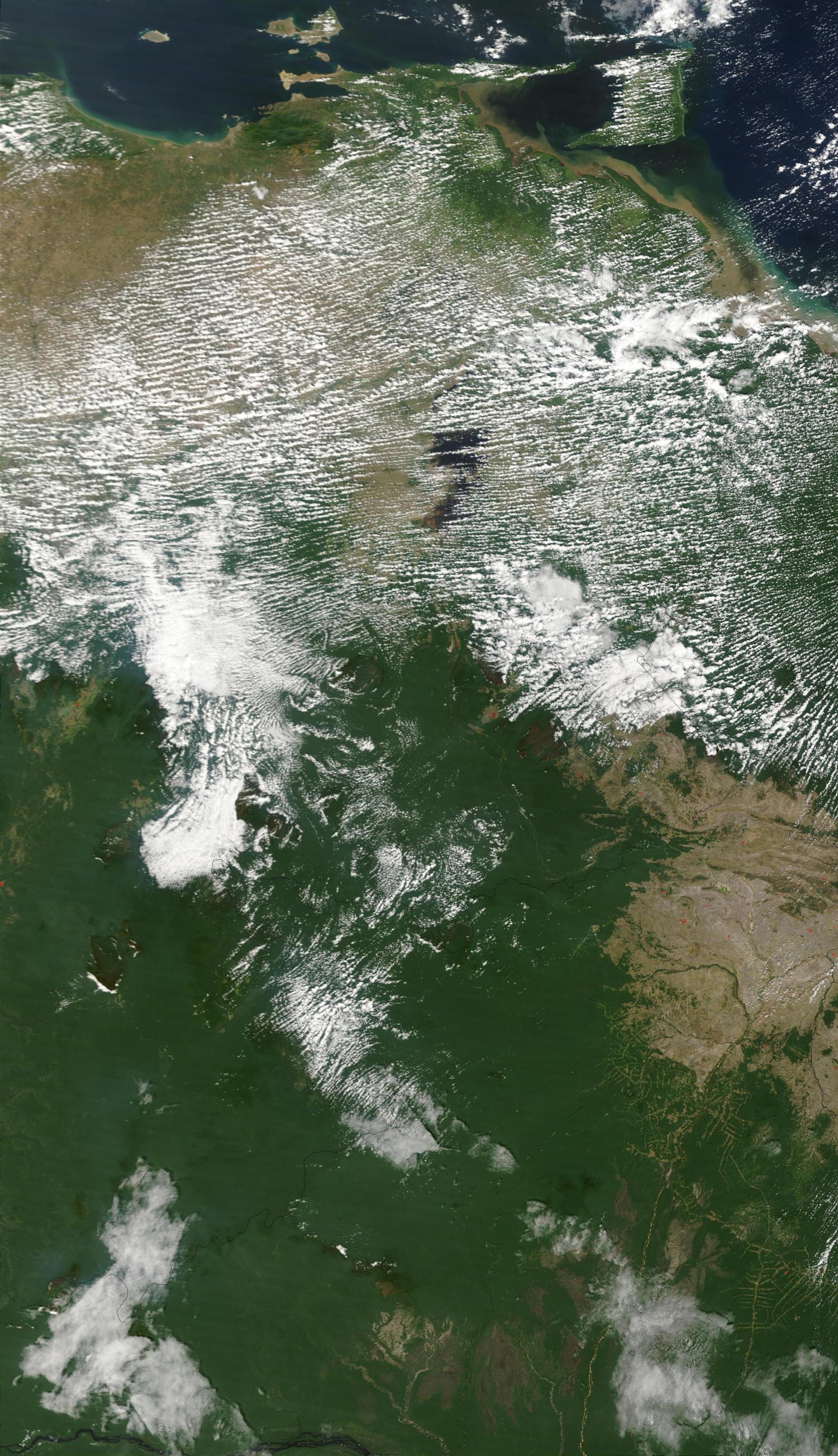 Satellite Image, Photo of Northeast Venezuela