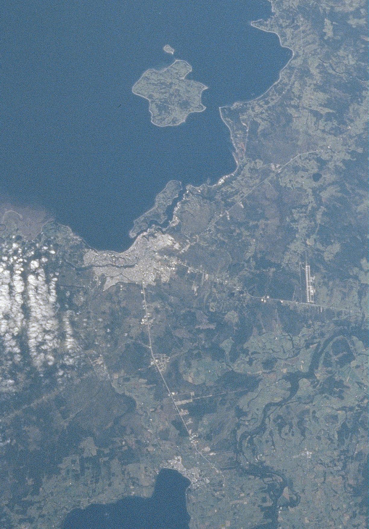 Satellite Image, Photo of Puerto Montt, Chile