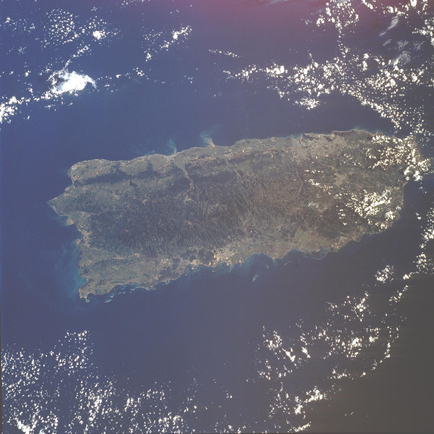 Satellite Image, Photo of Puerto Rico