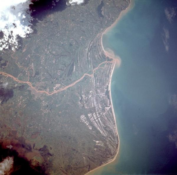 Satellite Image, Photo of Rio Paraiba do Sul, Brazil Satellite Image, Photo of Rio Paraiba do Sul, Brazil