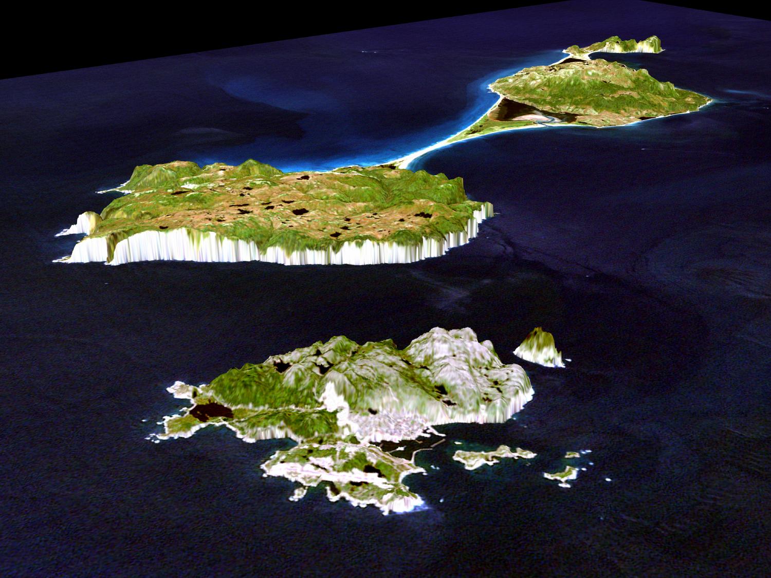 Satellite Image, Photo of Saint-Pierre and Miquelon (France)