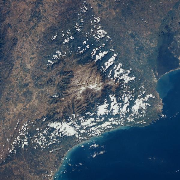 Satellite Image, Photo of Sierra Nevada de Santa Marta, Colombia Satellite Image, Photo of Sierra Nevada de Santa Marta, Colombia