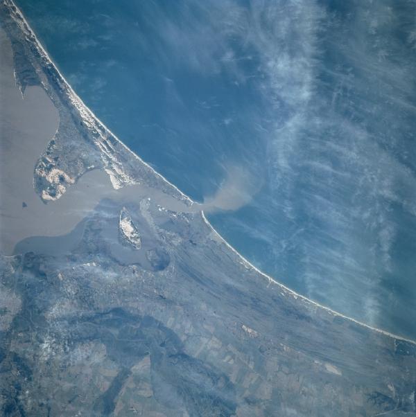 Satellite Image, Photo of Southern Dos Patos Lagoon, Brazil Satellite Image, Photo of Southern Dos Patos Lagoon, Brazil