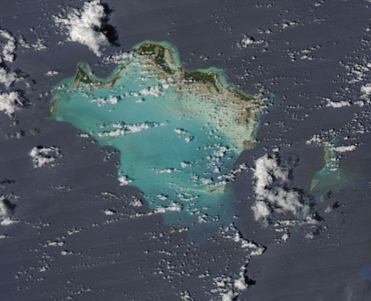 Satellite Image, Photo of Turks and Caicos Islands