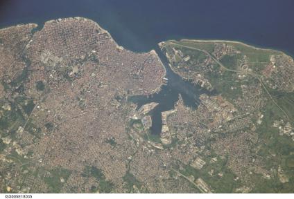 Foto Satelite de la Vieja Habana