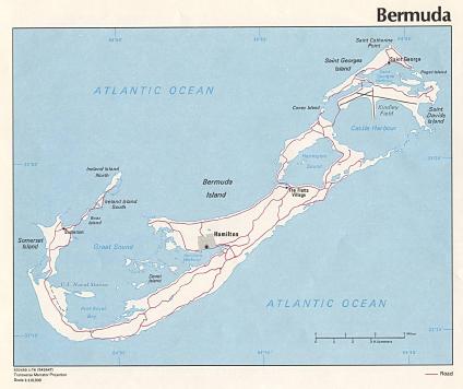 Mapa Politico de Bermuda