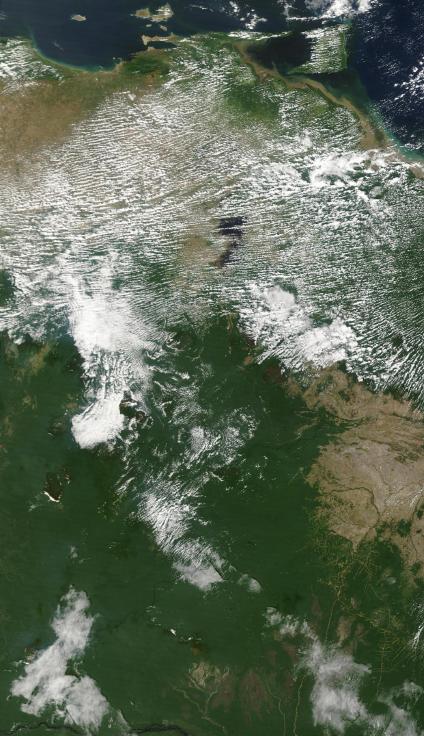 Mapa Satelital, Foto, Imagen Satelite, Foto, Imagen Satélite Golfo del Noreste de Venezuela