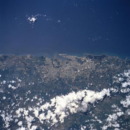 Mapa Satelital, Foto, Imagen Satelite, Foto, Imagen Satélite de San Juan, Puerto Rico