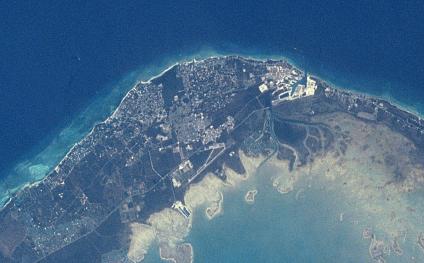 Satellite Image, Photo of Freeport, Bahamas