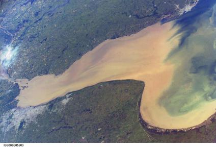 Satellite Image, Photo of Montevideo, Buenos Aires and Rio de la Plata