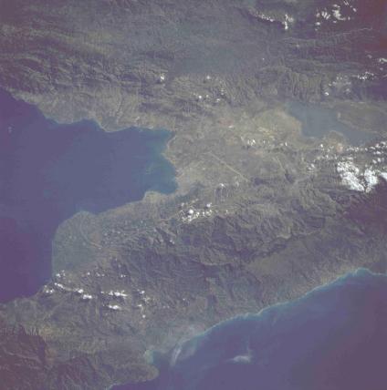 Satellite Image, Photo of Port-au-Prince Area, Haiti